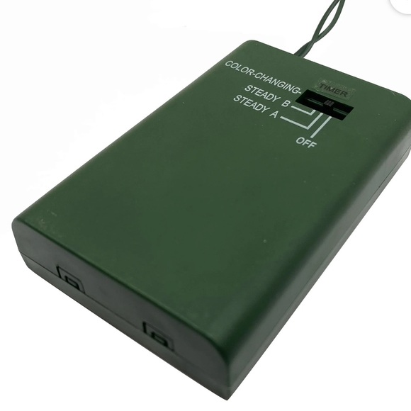 Set of 2 Holiday Time 20 Cool White to Blue STAR Color Changing LED Lights - Picture 2 of 7